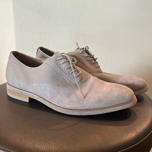 Gray suede Aldo men’s dress shoes.